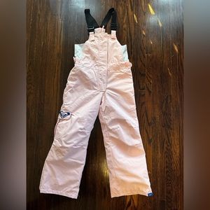 Girls Roxy snow bib. Size 6/7